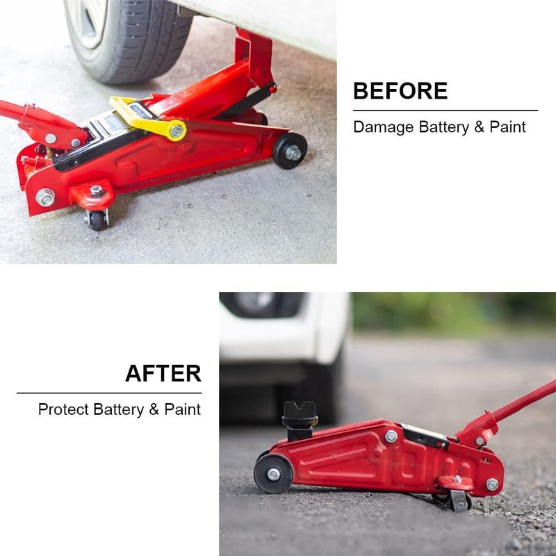 DEDC Floor Jack Pad,Universal Square Pinch Weld Protector Rubber Jack Pad, Jack Stand Adapter, Frame Rail Protector Car Lift Accessories - Image 4